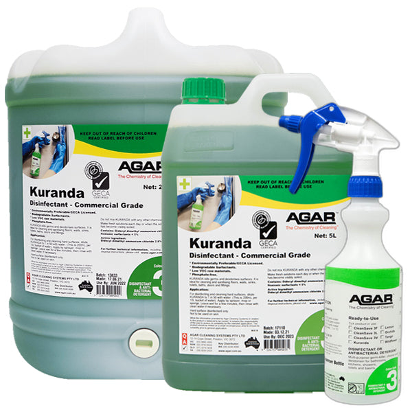 Agar | Kuranda Commercial Grade Disinfectant | Crystalwhite Cleaning Supplies Melbourne