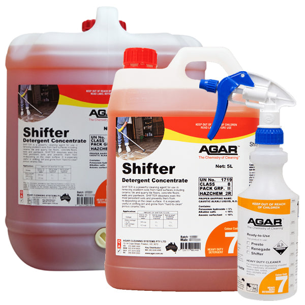 Agar | Shifter Detergent Group | Crystalwhite Cleaning Supplies Melbourne