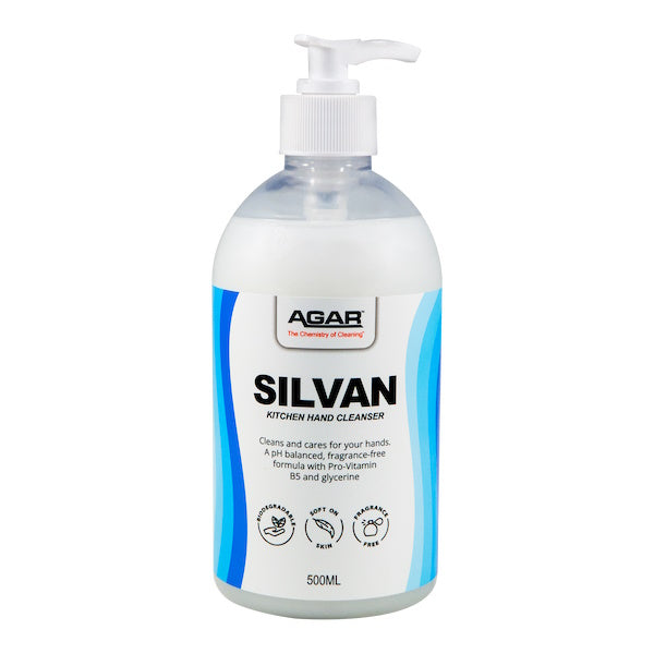 Agar | Silvan Kitchen Hand Cleanser 500ml | Crystalwhite Cleaning Supplies Melbourne