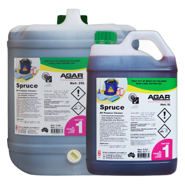 Agar | Spruce All Purpose Cleaner Group | Crystalwhite Cleaning Supplies Melbourne