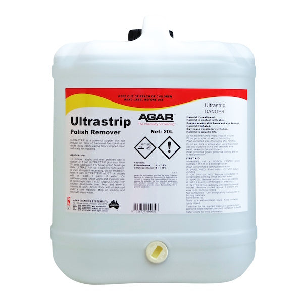 Agar | Ultrastrip 20Lt Polish Remover | Crystalwhite Cleaning Supplies Melbourne