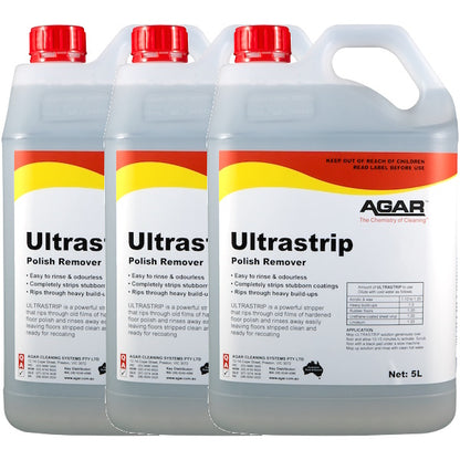 Agar | Ultrastrip 3 X 5Lt Polish Remover | Crystalwhite Cleaning Supplies Melbourne