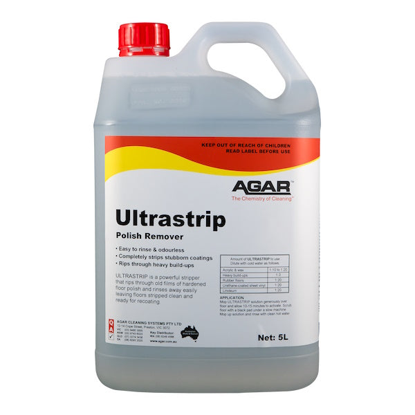 Agar | Ultrastrip 5Lt Polish Remover | Crystalwhite Cleaning Supplies Melbourne