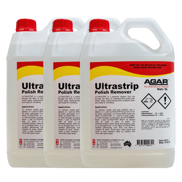 Agar | Agar Ultrastrip Polish Remover Carton Quantity | Crystalwhite Cleaning Supplies Melbourne