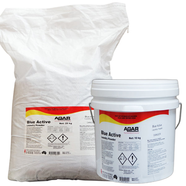 Agar | Blue Active Laundry Powder Group | Crystalwhite Cleaning Supplies Melbourne