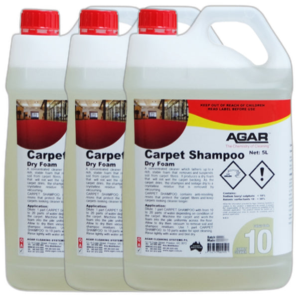 Agar | Carpet Shampoo Dry Foam Concentrated Cleaner Carton Quantity | Crystalwhite Cleaning Supplies Melbourne