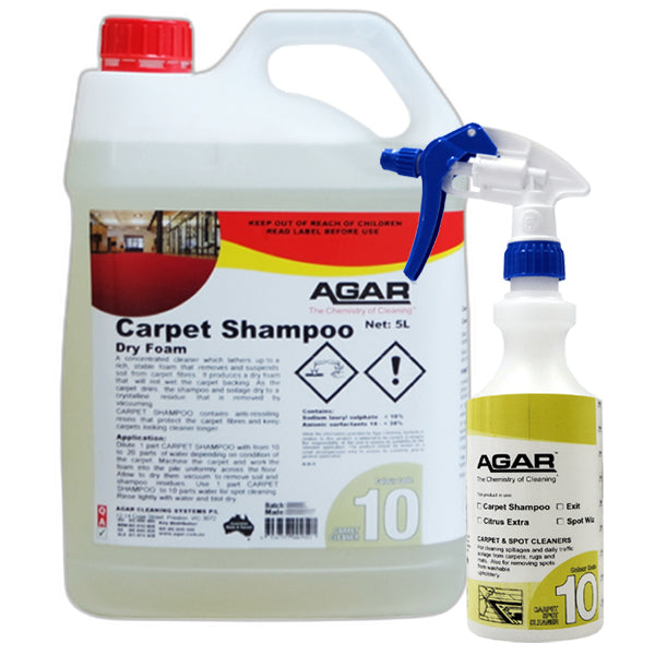 Agar | Carpet Shampoo Dry Foam Concentrated Cleaner Group | Crystalwhite Cleaning Supplies Melbourne