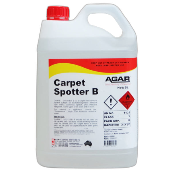 Agar | Carpet Spotter B Stain Remover 5Lt | Crystalwhite Cleaning Supplies Melbourne