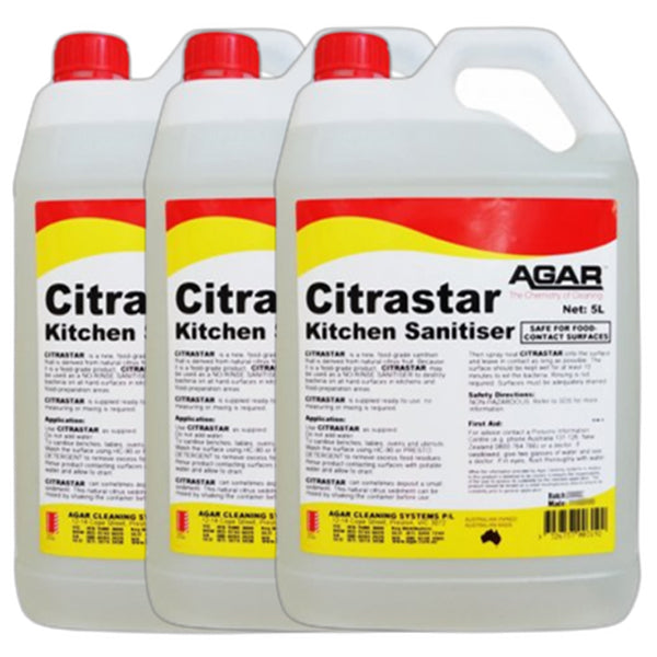 Agar | Citrastar Kitchen Sanitiser Carton Quantity | Crystalwhite Cleaning Supplies Melbourne