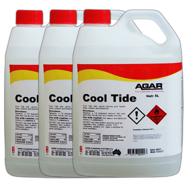 Agar | Cooltide Instant Hand Sanitiser Carton Quantity | Crystalwhite Cleaning Supplies Melbourne