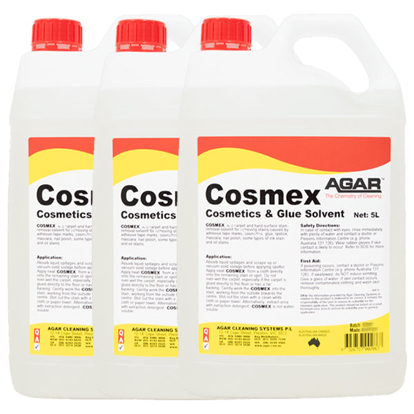 Agar | Cosmex Cosmetics and Glue Solvent Carton Quantity | Crystalwhite Cleaning Supplies Melbourne
