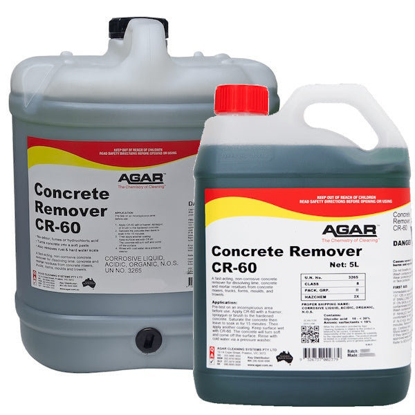 Agar | CR-60 Concrete Remover | Crystalwhite Cleaning Supplies Melbourne