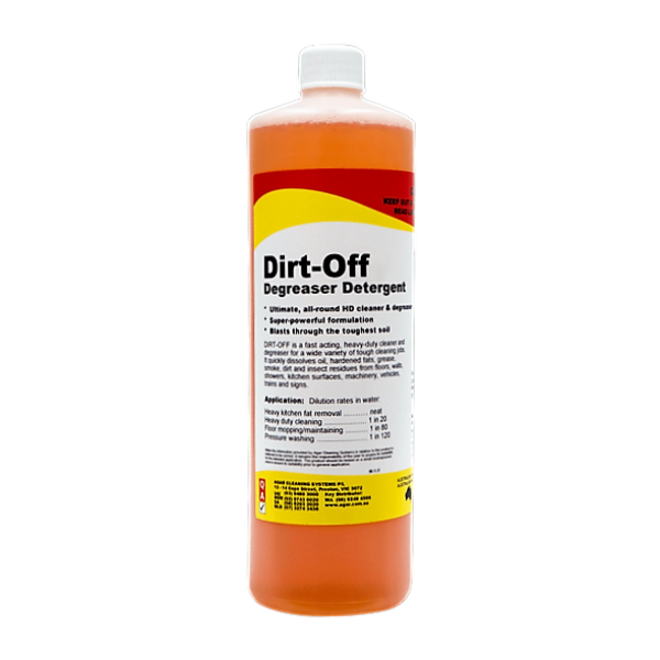 Agar | Dirt Off Degreaser 1Lt | Crystalwhite Cleaning Supplies Melbourne