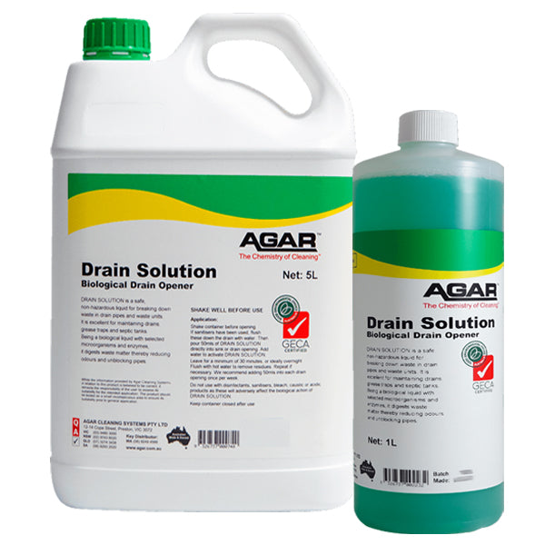 Agar | Drain Solution Biological Drain Opener Group | Crystalwhite Cleaning Supplies Melbourne