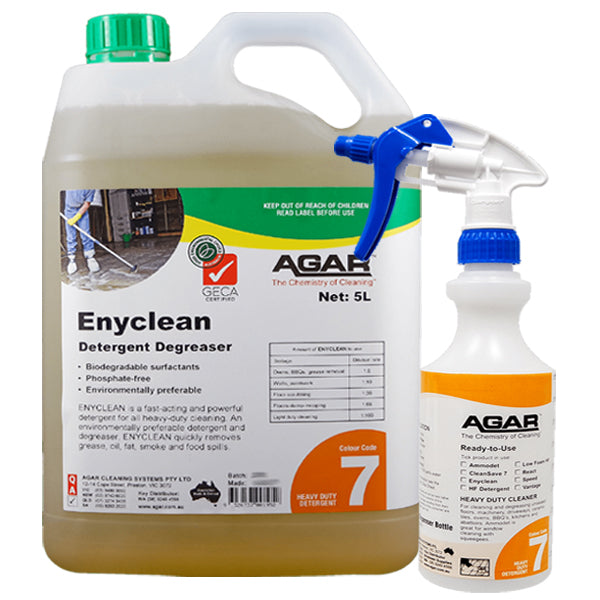 Agar | Enyclean Detergent Degreaser Group | Crystalwhite Cleaning Supplies Melbourne