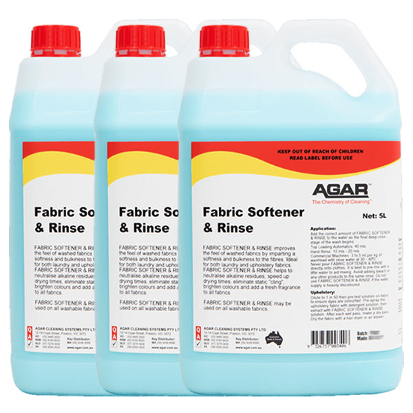 Agar | Fabric Softener and Rinse Carton Quantity | Crystalwhite Cleaning Supplies Melbourne