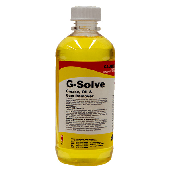 Agar | G Solve Carpet Cleaner (Pre-Spray) 500ml | Crystalwhite Cleaning Supplies Melbourne
