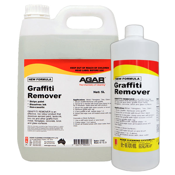 Agar | Graffiti Remover Group | Crystalwhite Cleaning Supplies Melbourne