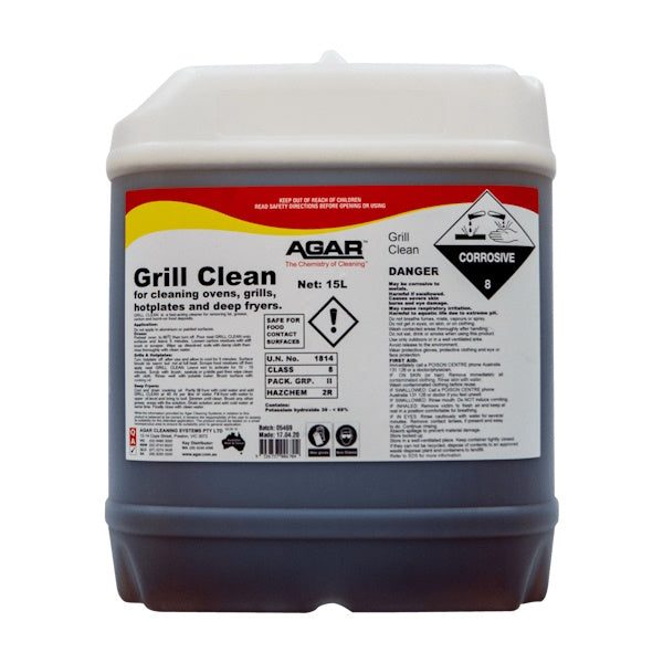 Agar | Grill Clean 15Lt | Crystalwhite Cleaning Supplies Melbourne