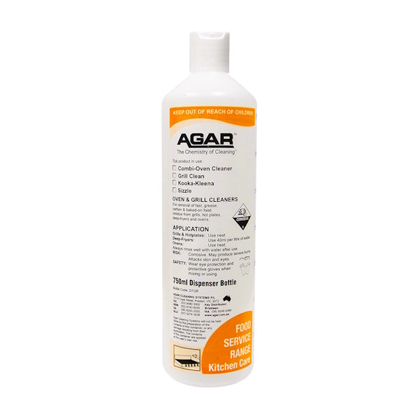 Agar | Grill Clean 750ml | Crystalwhite Cleaning Supplies Melbourne