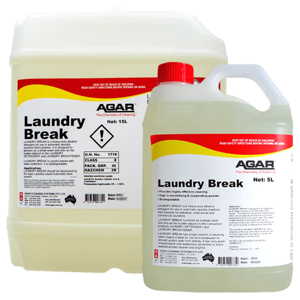Agar | Agar Laundry Break Heavy Duty Alkaline Detergent | Crystalwhite Cleaning Supplies Melbourne