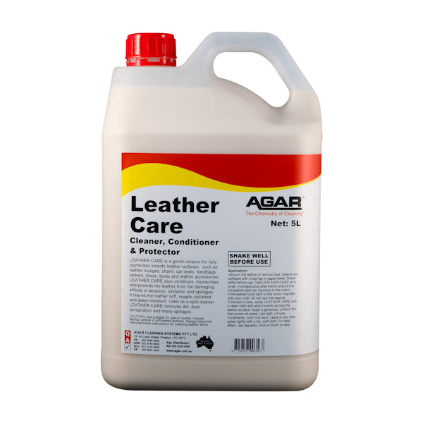Agar | Leather Care 5Lt | Crystalwhite Cleaning Supplies Melbourne