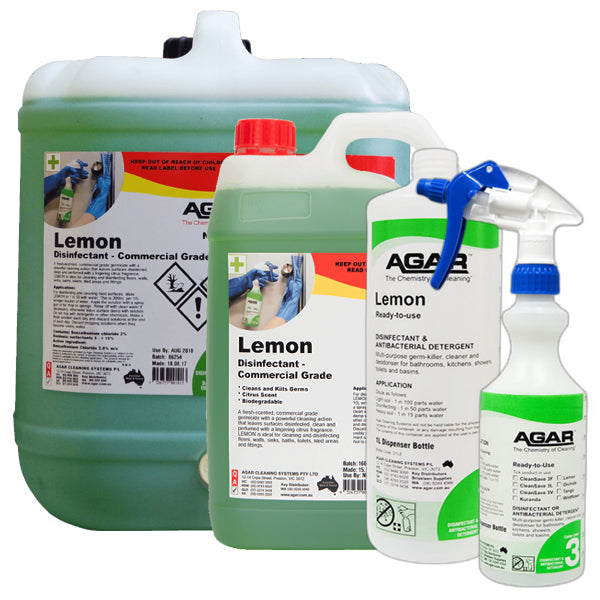 Agar | Lemon Commercial Disinfectant Group | Crystalwhite Cleaning Melbourne