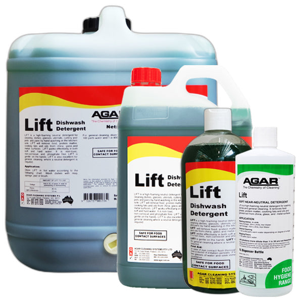 Agar | Lift Dishwashing Detergent Group | Crystalwhite Cleaning Supplies Melbourne