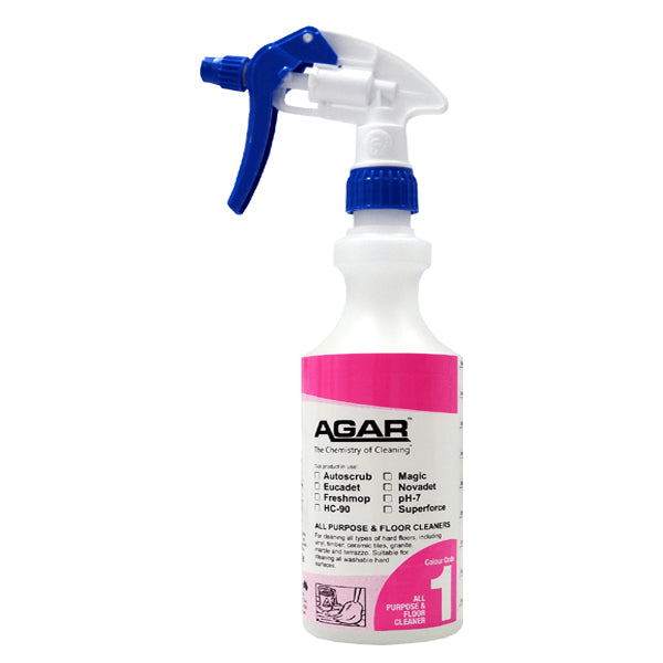 Agar | Novadet Concentrated Detergent 500ml Empty Bottle | Crystalwhite Cleaning Supplies Melbourne