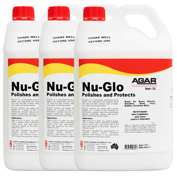 Agar | Nu_Glo polishes and protects Carton Quantity | Crystalwhite Cleaning Supplies Melbourne