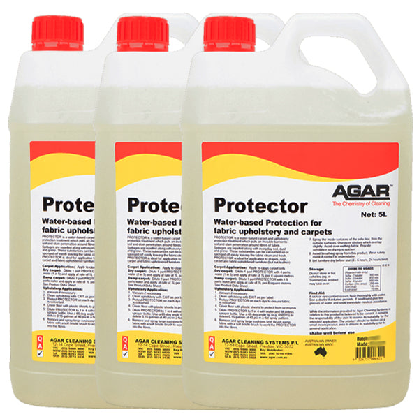 Agar | Protector Fabric Protection Treatment Carton Quantity | Crystalwhite Cleaning Supplies Melbourne