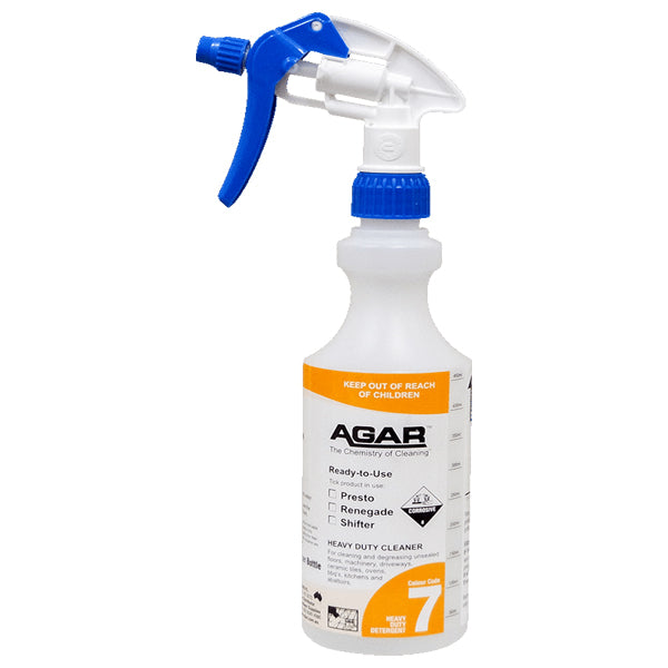 Agar | Renegade Degreaser Detergent 500ml Empty Bottle | Crystalwhite Cleaning Supplies Melbourne