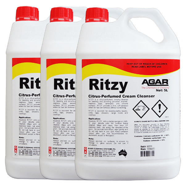 Agar | Agar Ritzy Creamy Cleanser Carton Quantity | Crystalwhite Cleaning Supplies Melbourne