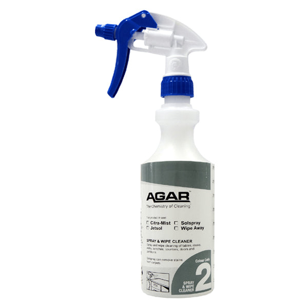 agar | Agar Solspray Spray and Wipe Detergent 500ml Empty Bottle | Crystalwhite Cleaning Supplies Melbourne