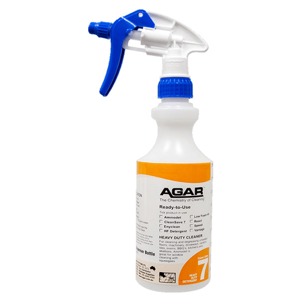 Agar | Speed Concentrated Hard Surface Cleaner 500ml Empty Bottle | Crystalwhite Cleaning Supplies Melbourne