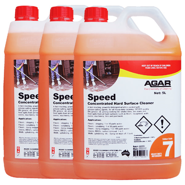 Agar | Speed Concentrated Hard Surface Cleaner Carton Quantity | Crystalwhite Cleaning Supplies Melbourne