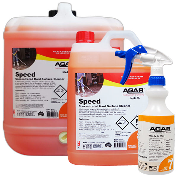 Agar | Speed Concentrated Hard Surface Cleaner Group | Crystalwhite Cleaning Supplies Melbourne