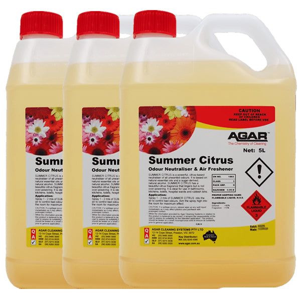 Agar | Summer Citrus Carton Quantity | Crystalwhite Cleaning Supplies Melbourne
