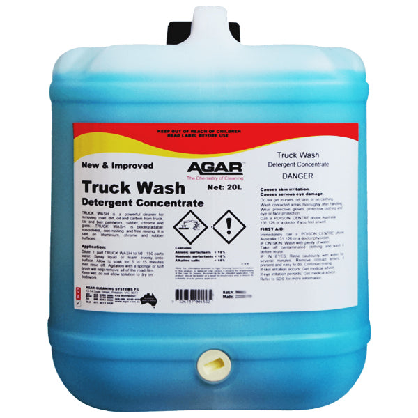 Agar | Truck Wash Detergent Concentrate 20Lt | Crystalwhite Cleaning Supplies Melbourne