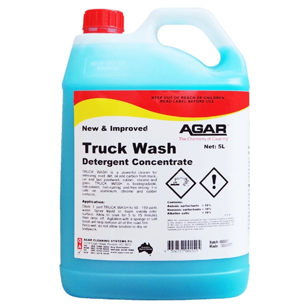 Agar | Truck Wash Detergent Concentrate 5Lt | Crystalwhite Cleaning Supplies Melbourne
