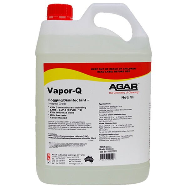 Agar | Vapor-Q Fogging Disinfectant | Crystalwhite Cleaning Supplies Melbourne