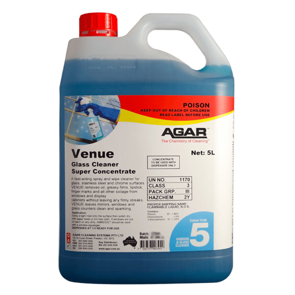 Agar | Agar Venue Glass Cleaner Super Concentrated | Crystalwhite Cleaning Supplies Melbourne