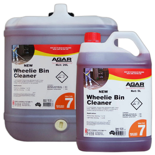 Agar | Wheelie Bin Cleaner Group | Crystalwhite Cleaning Supplies Melbourne