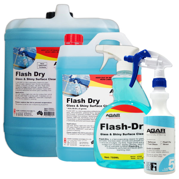 Agar | Flash Dry Window Cleaner Group | Crystalwhite Cleaning Supplies Melbourne