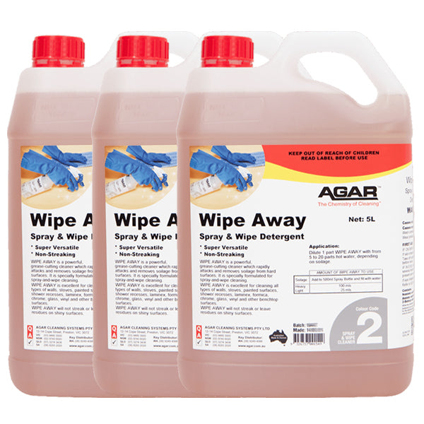Agar | Wipe Away Spray and Wipe Carton Quantity | Crystalwhite Cleaning Supplies Melbourne