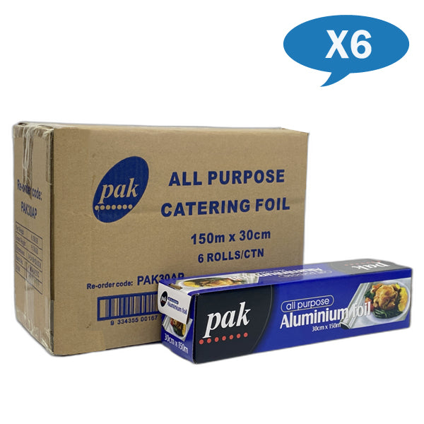 PAK | All Purpose Caterers Foil Carton Quantity | Crystalwhite Cleaning Supplies Melbourne