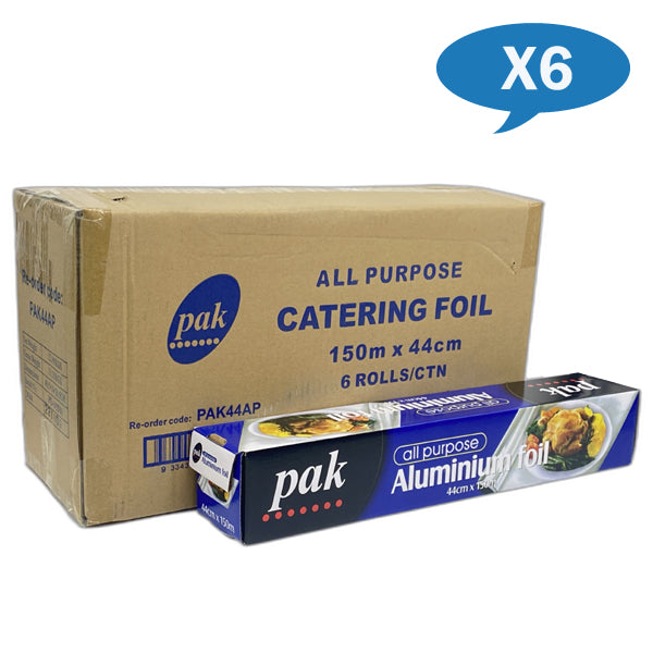 PAK | All Purpose Caterers Foil Carton Quantity | Crystalwhite Cleaning Supplies Melbourne