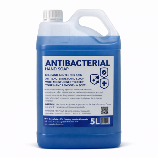 Crystalwhite | Antibacterial Hand Soap 5Lt | Crystalwhite Cleaning Supplies Melbourne
