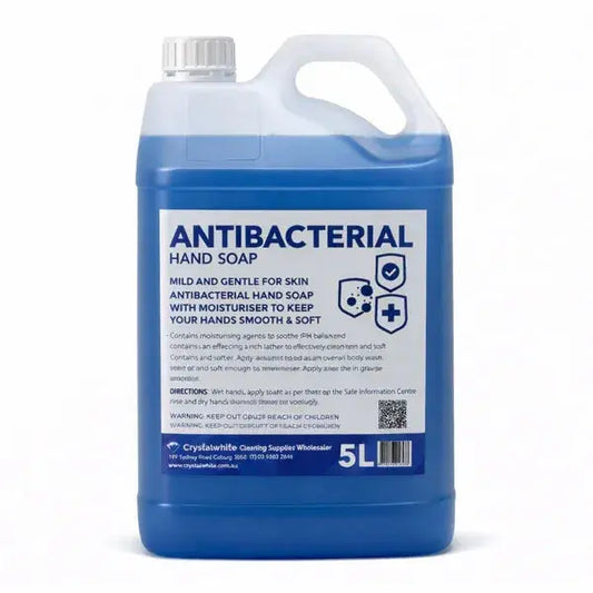 Crystalwhite Cleaning Supplies | Crystalwhite Antibacterial Hand Wash 5Lt | Crystalwhite Cleaning Supplies Melbourne