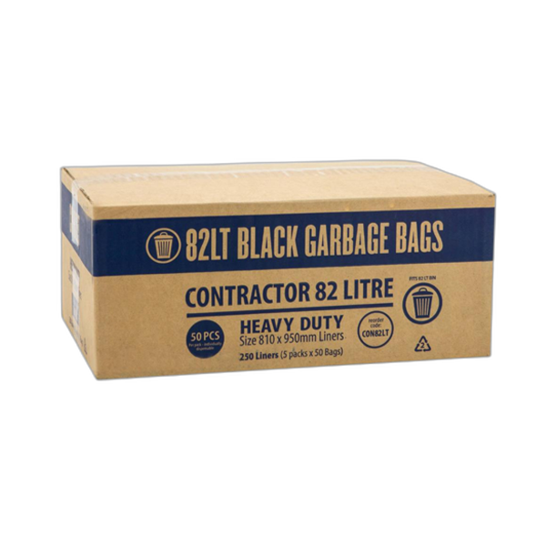 Austar Packaging | Contractor Bin Liners Heavy Duty 82Lt Carton | Crystalwhite Cleaning Supplies Melbourne